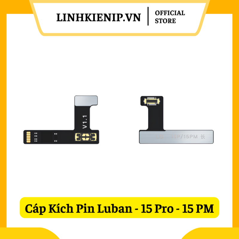 Cáp Kích Pin Luban iPhone 15 Pro / 15 Pro Max