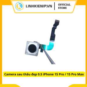 Camera sau thấu đẹp 0.5 iPhone 15 Pro / 15 Pro Max
