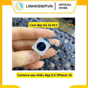 Camera sau thấu đẹp 0.5 iPhone 16