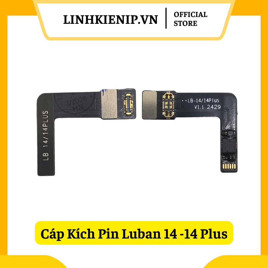 Ảnh của Hân (5) Cáp Kích Pin Luban iPhone 14 / 14 Plus